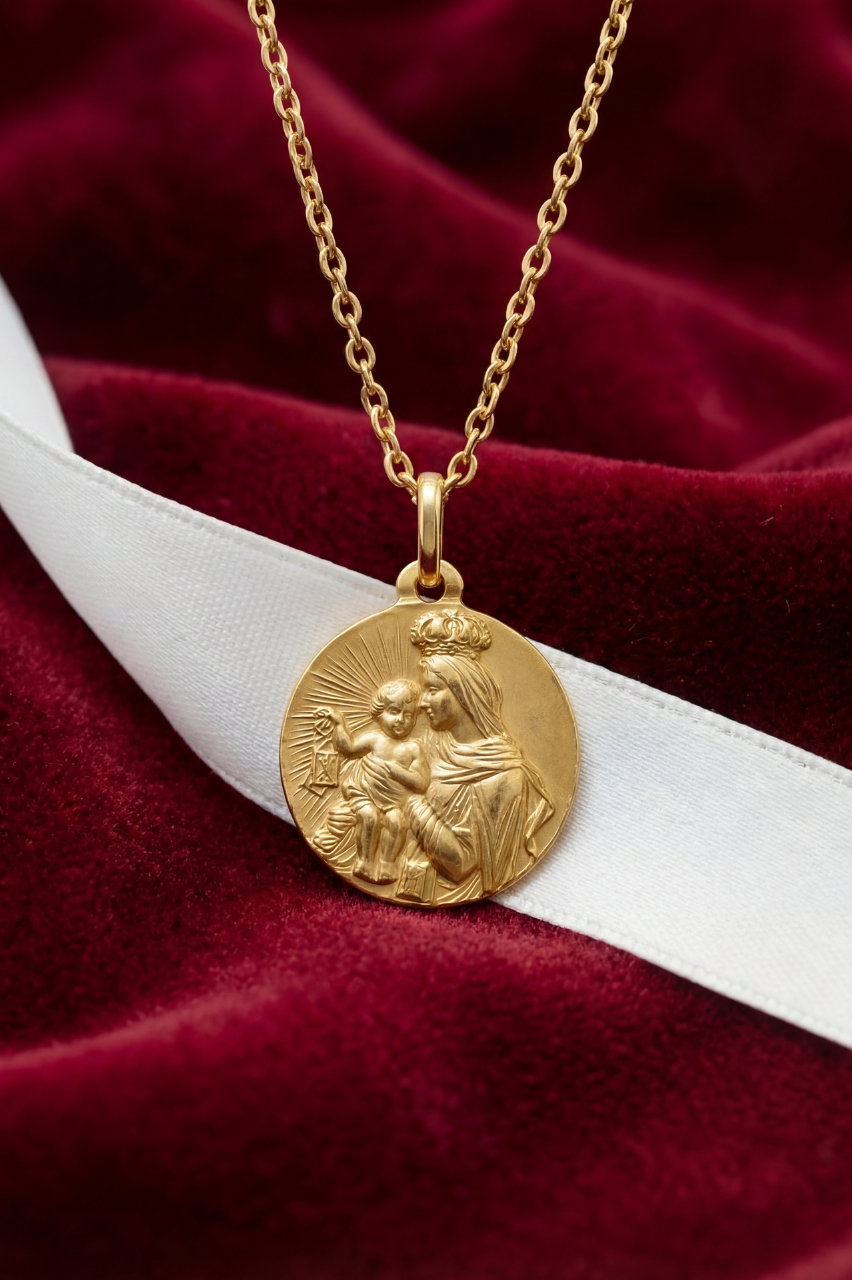 ¿Qué medalla se regala en un bautizo?