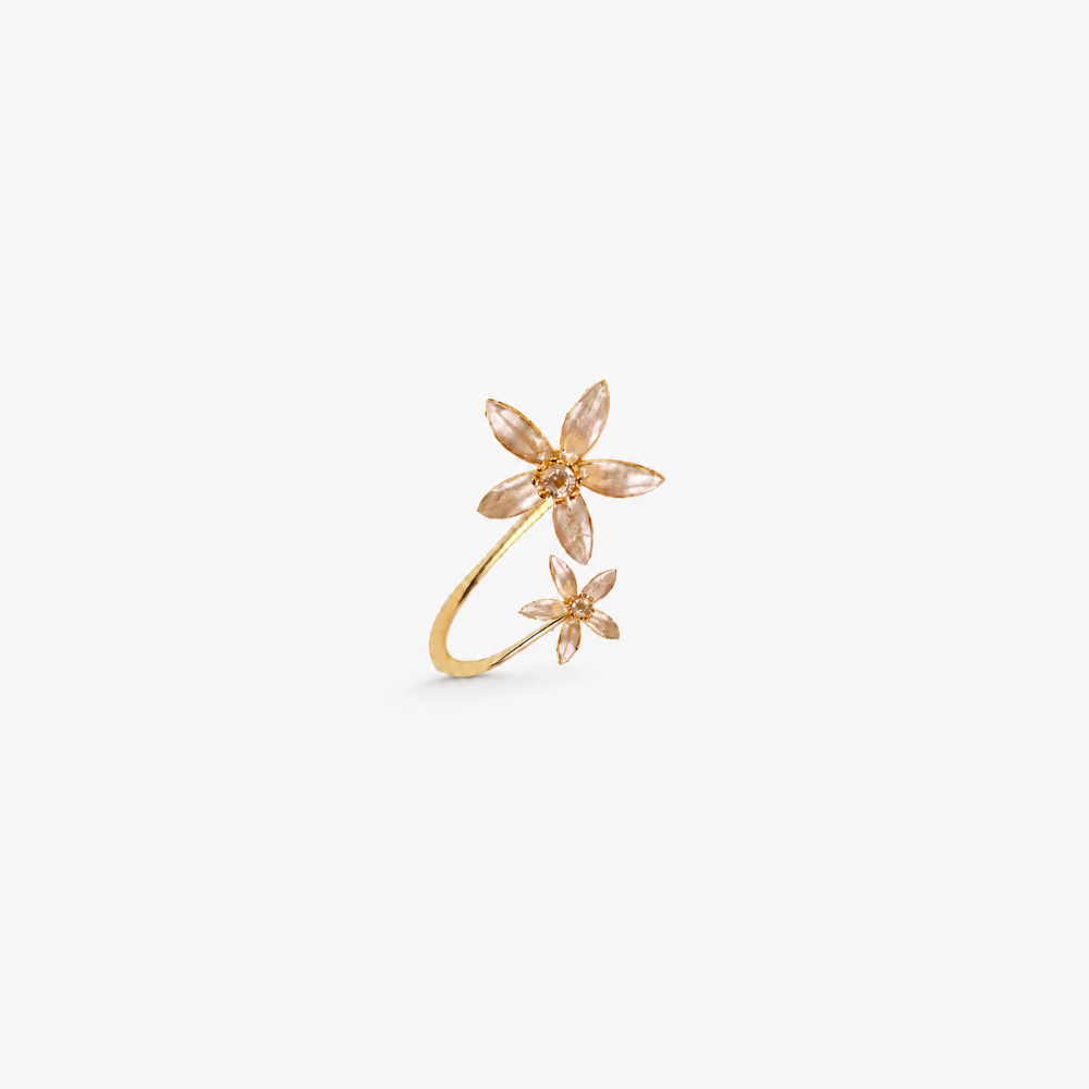 Anillo Jazmín Estelar Cruzado