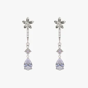 Pendientes Novia Jazmín Le Ciel de Cristal