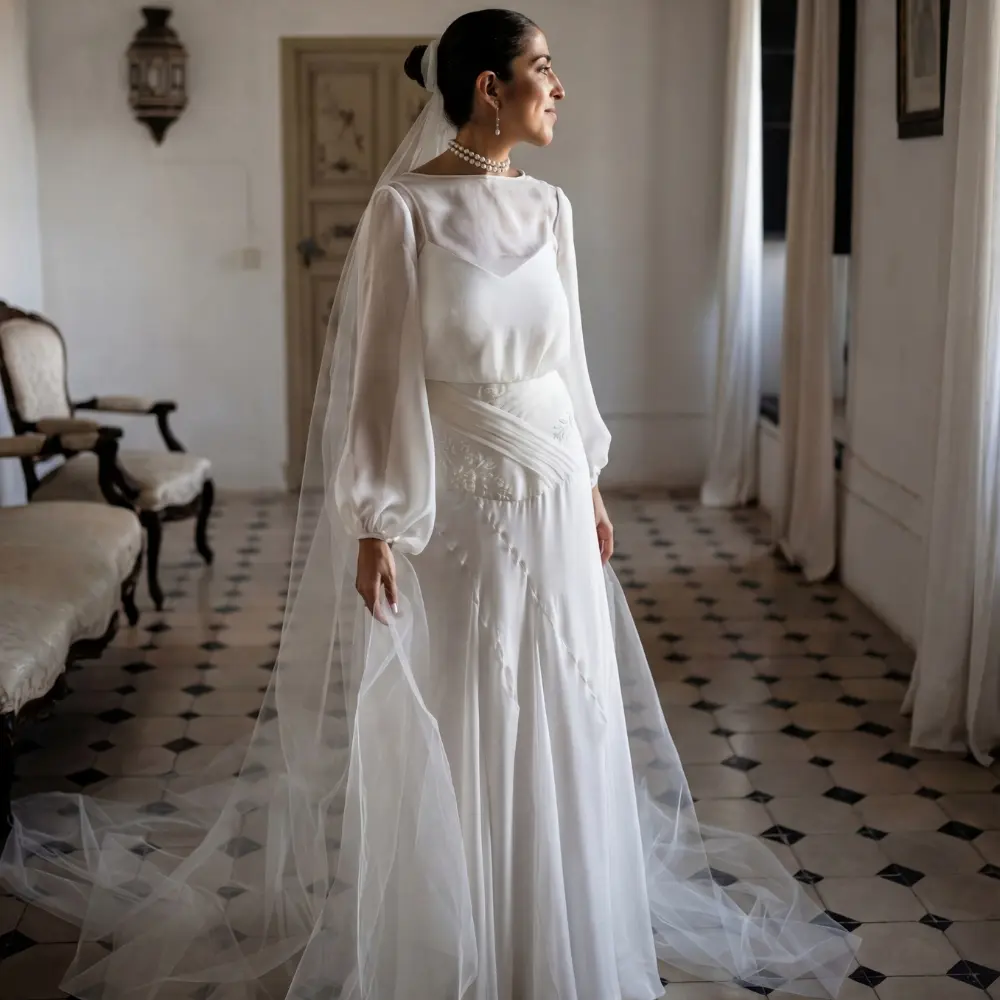 Pendientes Novia Jazmín Le Ciel de Cristal