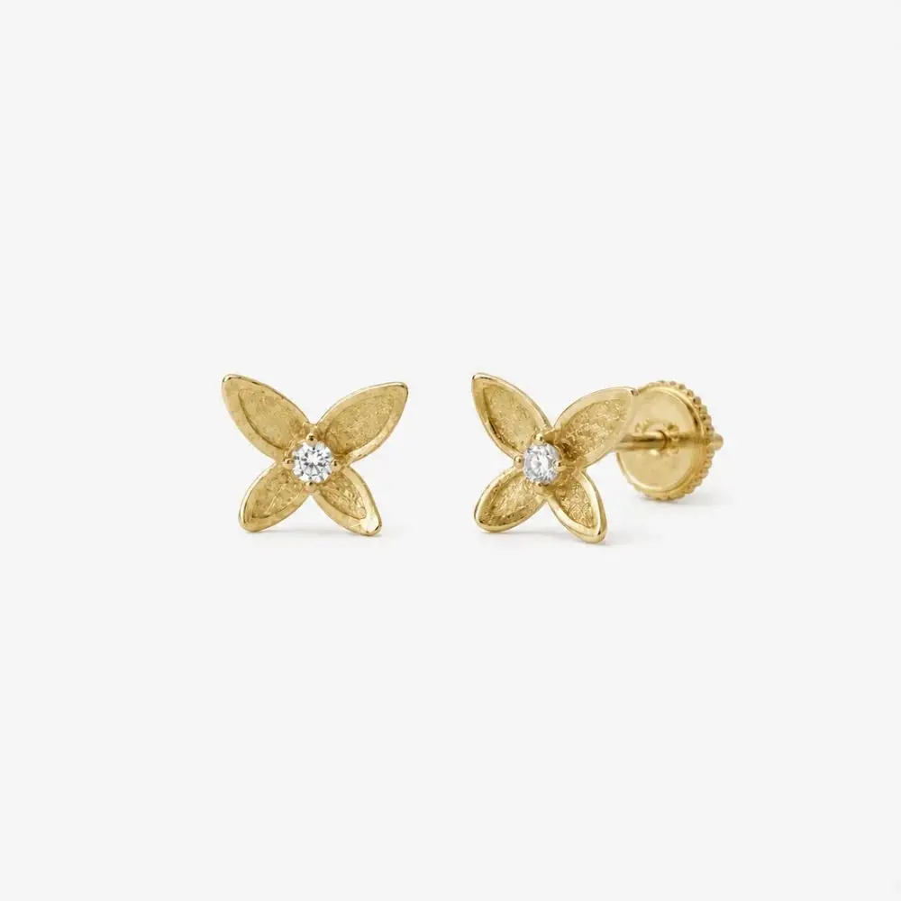 Pendientes Bebé Primera Puesta Mariposa