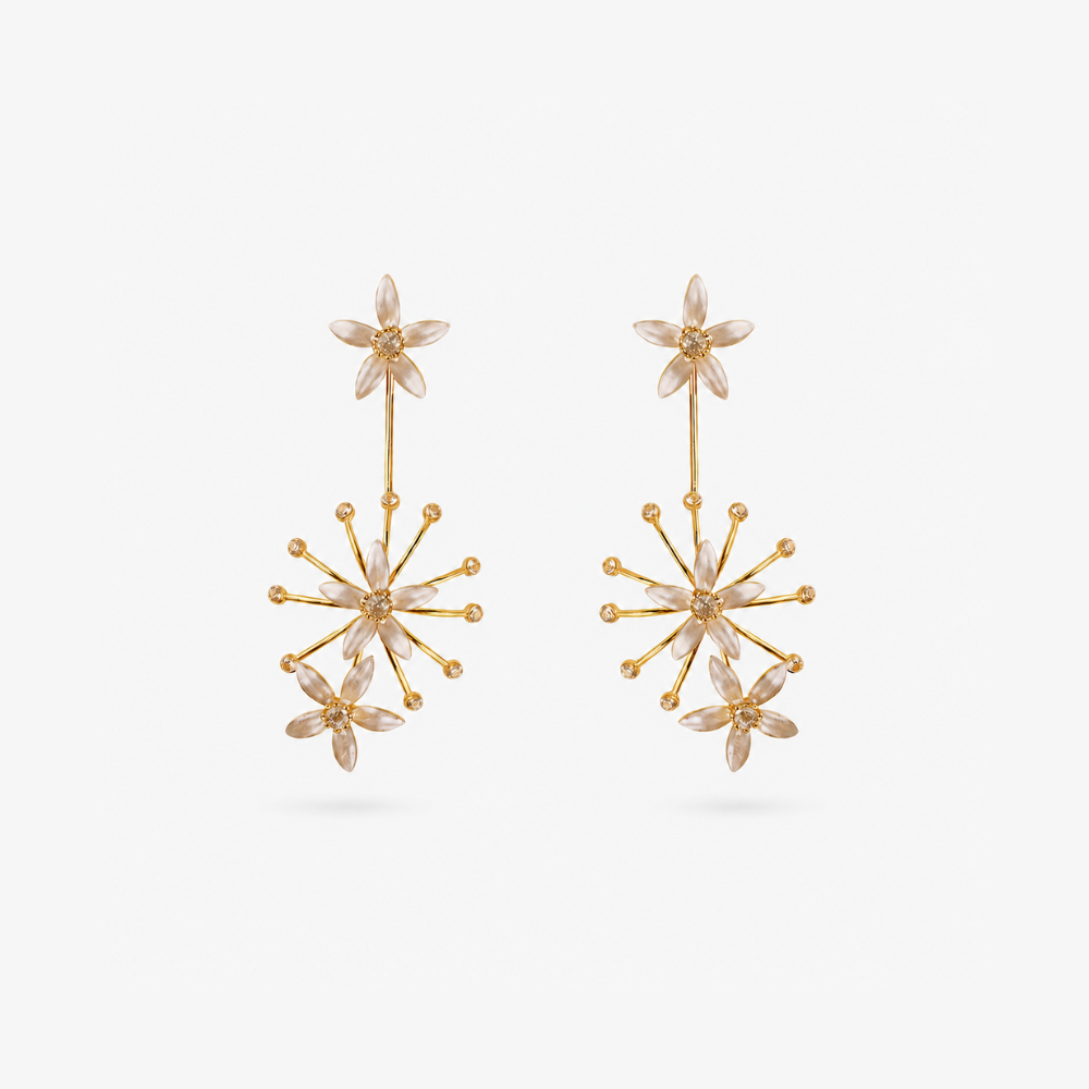 Pendientes Novia Jazmines de Constelación