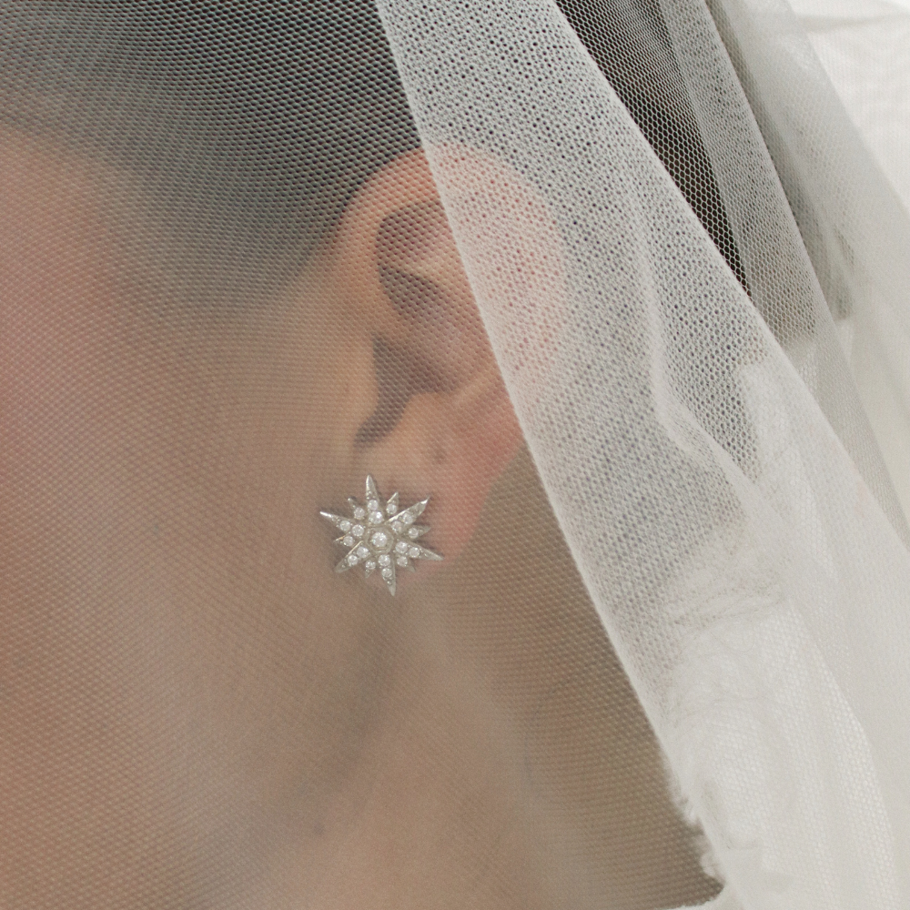 Pendientes Novia Estrella ARTdeco