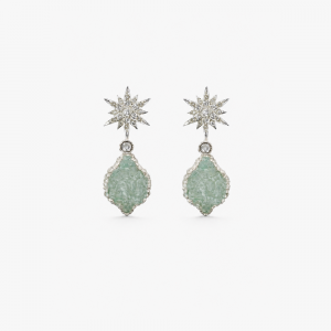 Pendientes Invitada Estrella Aqua