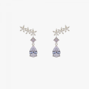 Pendientes Novia Jazmín trepador lágrima