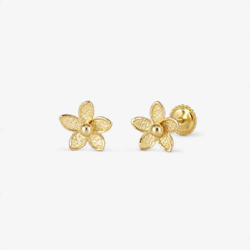 Pendientes Bebé Primera Puesta Baby Jazmines Oro