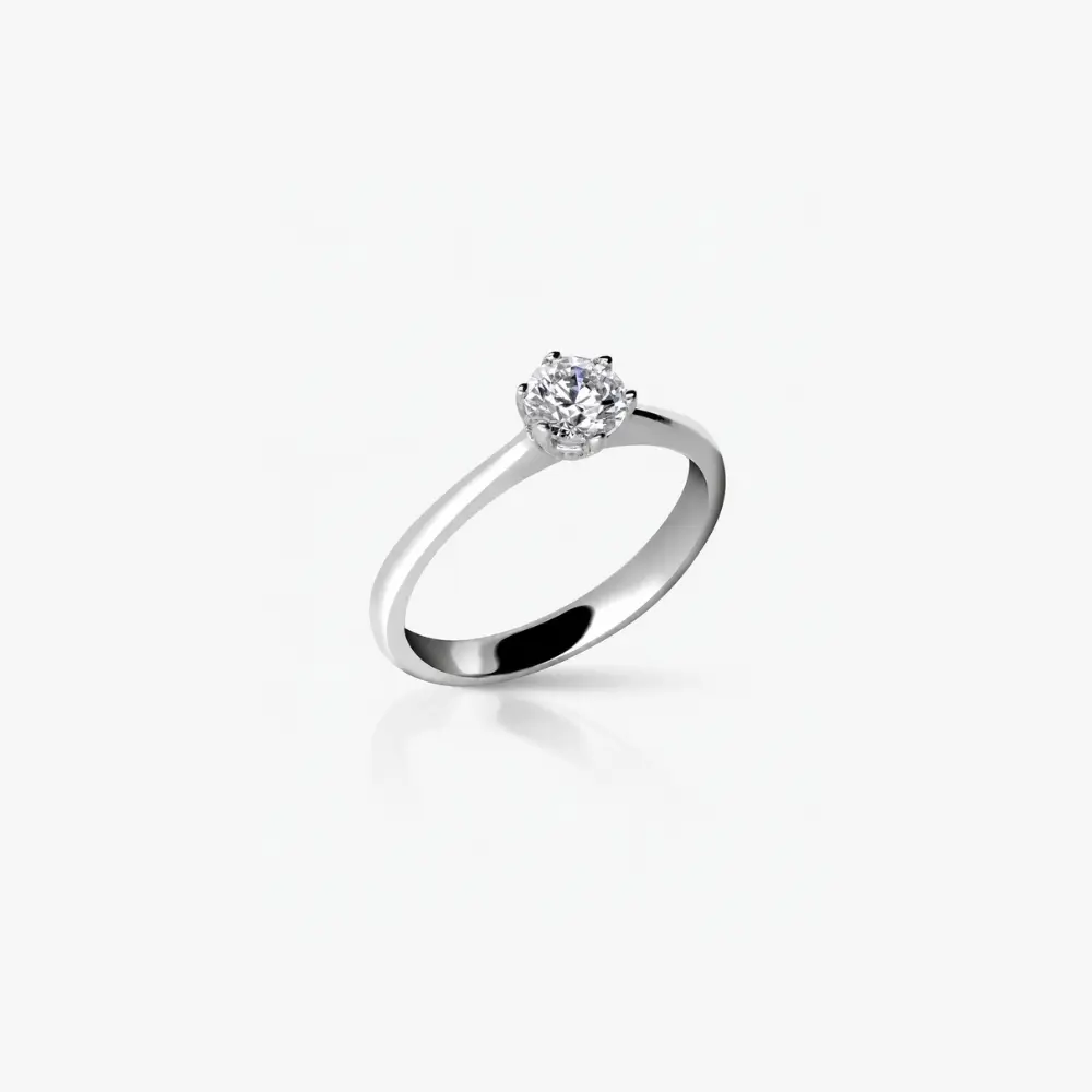 Anillo de Compromiso Solitario