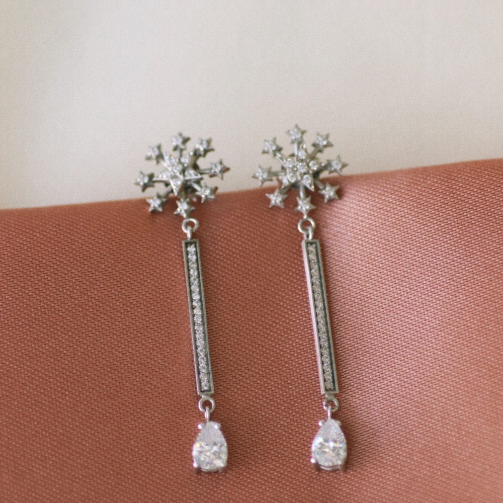 Pendientes de Novia Aldara