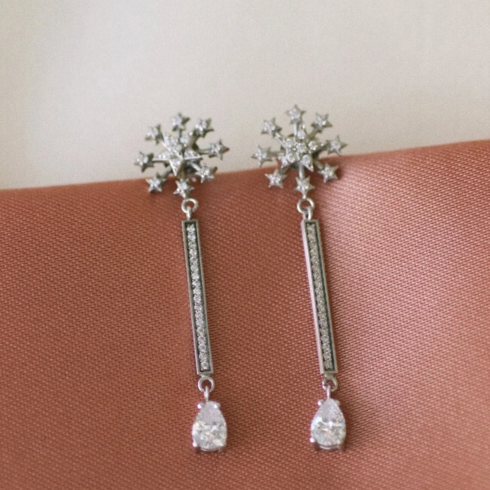 Pendientes de Novia Aldara