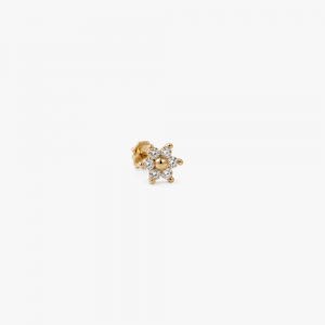 Pendiente Piercing Estrellita Oro 18Kt