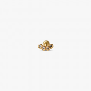 Pendiente Piercing Trepador Oro 18Kt