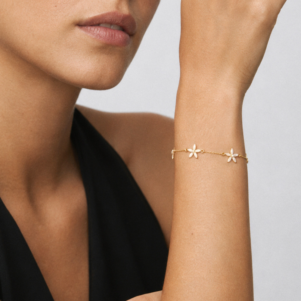 Pulsera Camille Chapado en Oro 18Kt