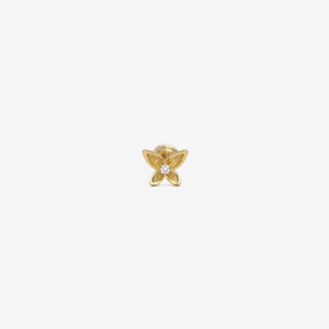 Pendiente Piercing Mariposa Oro 18Kt