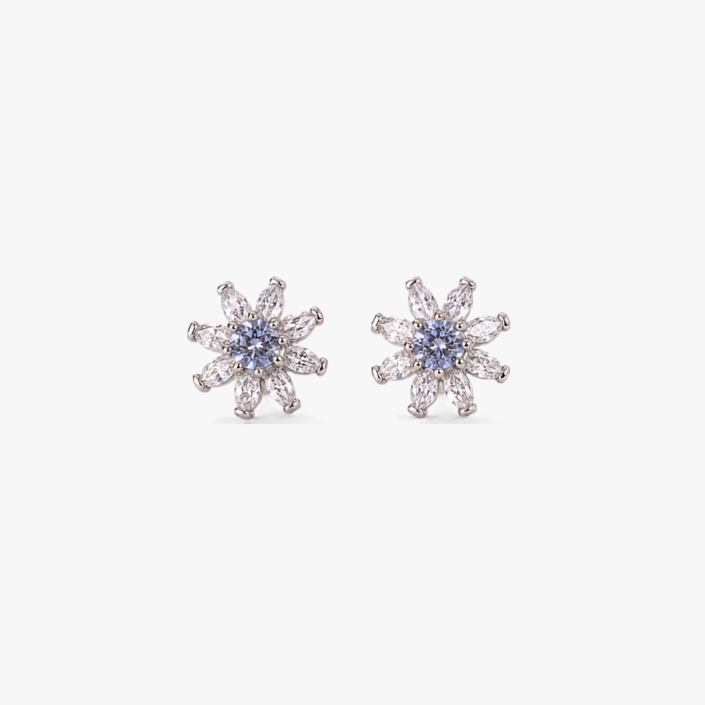 Pendientes Novia Cintia Agua Marina
