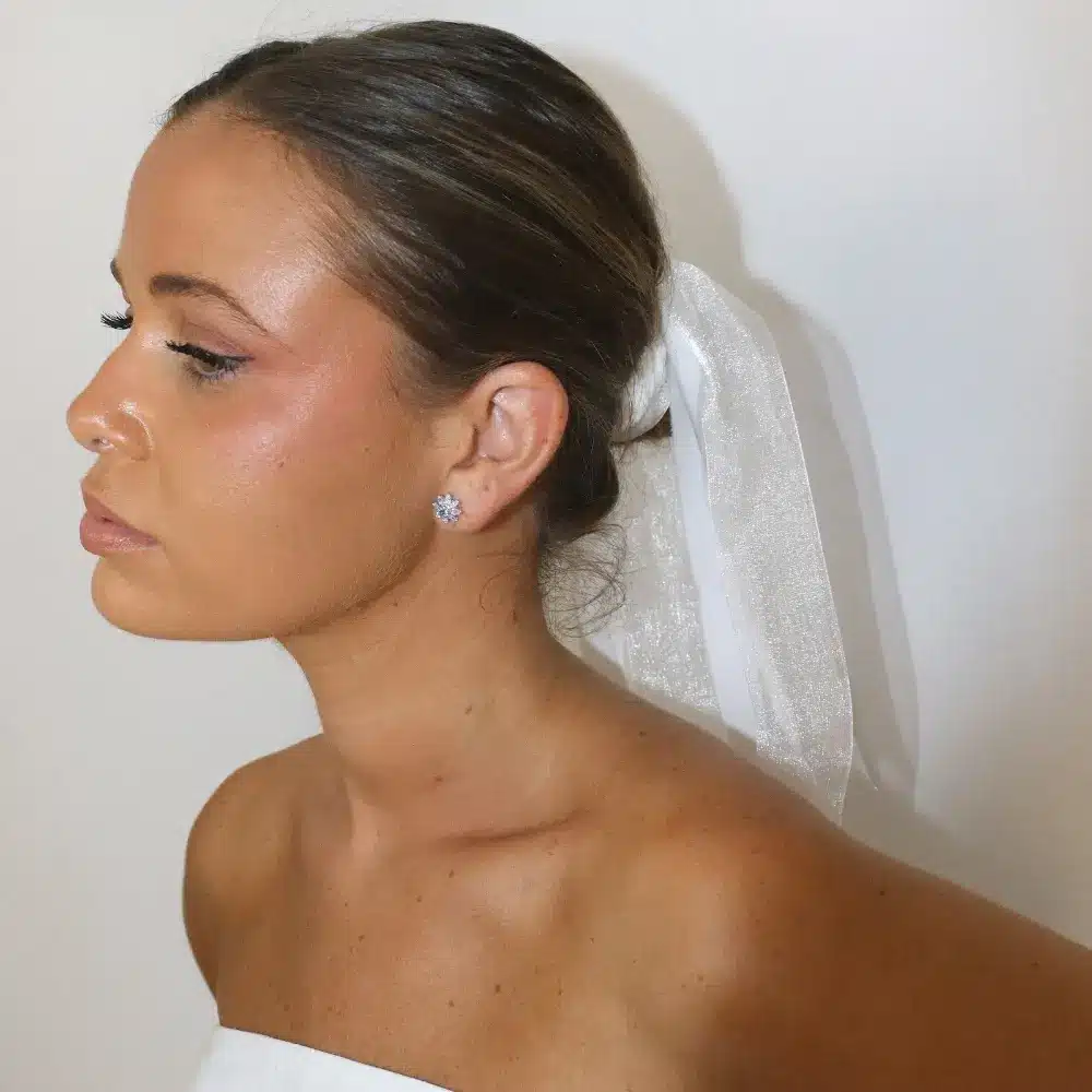 Pendientes Novia Cintia Aguamarina