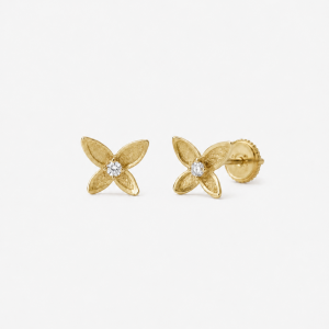 Baby Butterfly 18K Gold Baby Earrings
