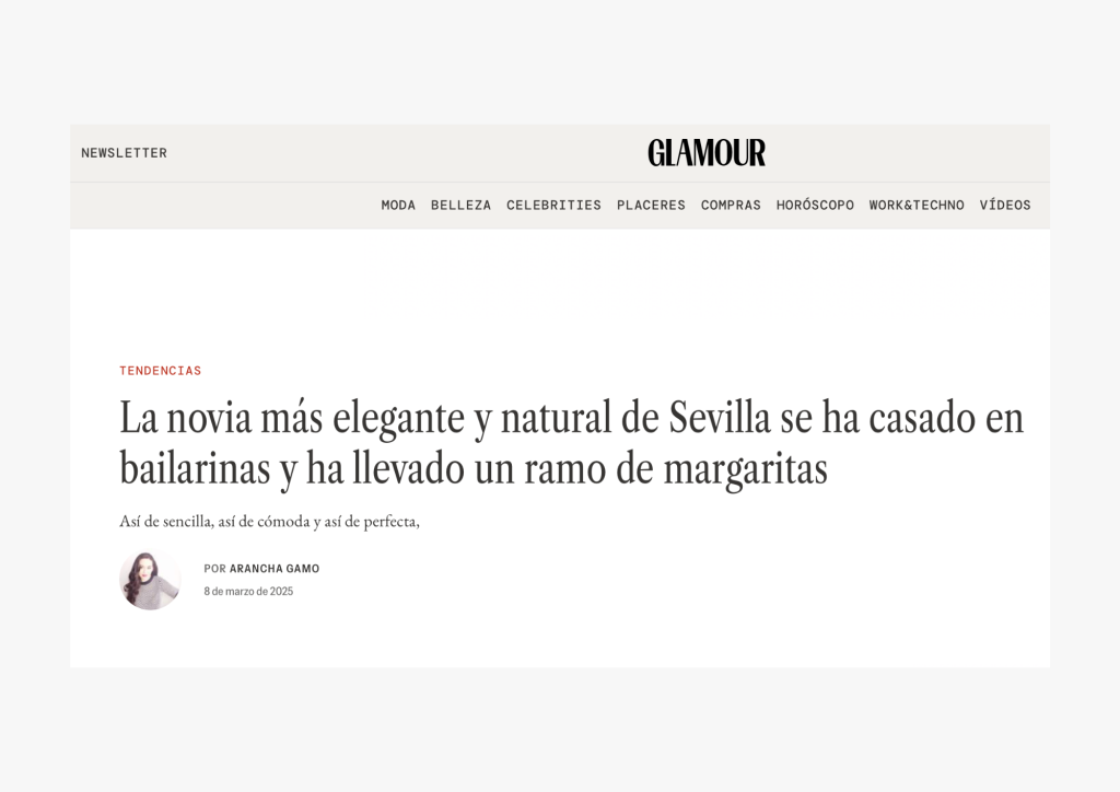 Joyas de novia Petrïta en Glamour España